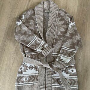 Lucky Brand Aztec Wrap Sweater